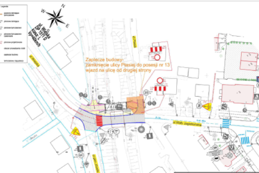 Budowa tunelu rowerowego w nasypie kolejowym w Oleśnicy